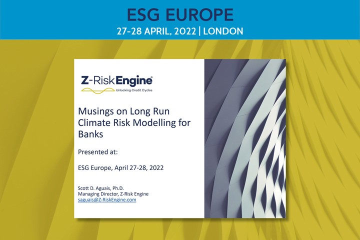 Presentation from the ESG Europe Conference in London, April 2022