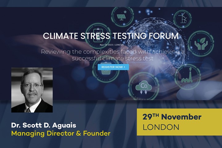 ZRE Speaking at upcoming Climate Stress Testing Forum in London