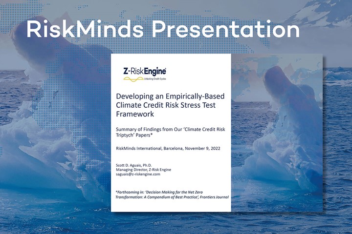 Presentation from RiskMinds International, 9 November, Barcelona